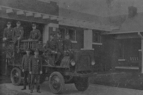 Original Fire Station #7 at 6th and Lewis. Photo from the 1998 Tulsa Fire Department History Publication